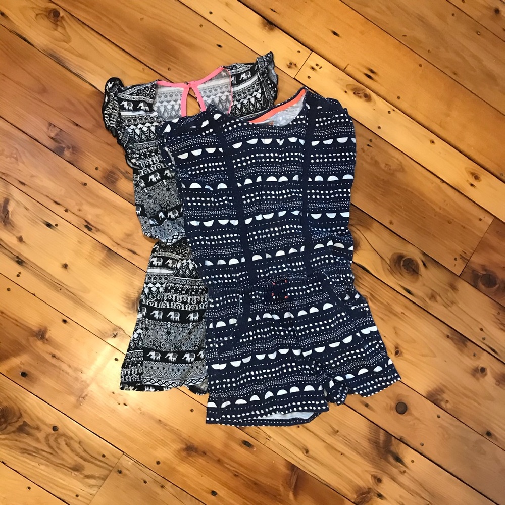 Bundle of 2 Cute Rompers, size 7/8